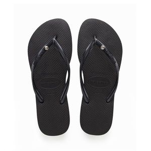 Havaianas Slim Crystal Flip Flops 37-38